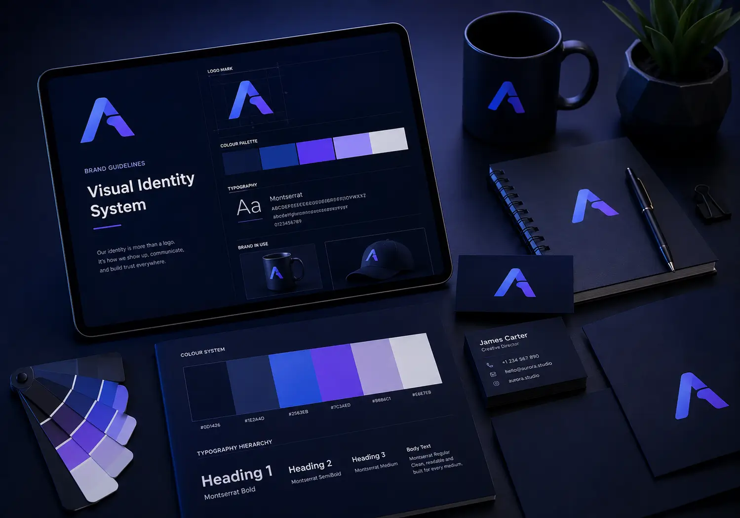 Brand Identity & Graphic Design — Professional branding materials that build trust